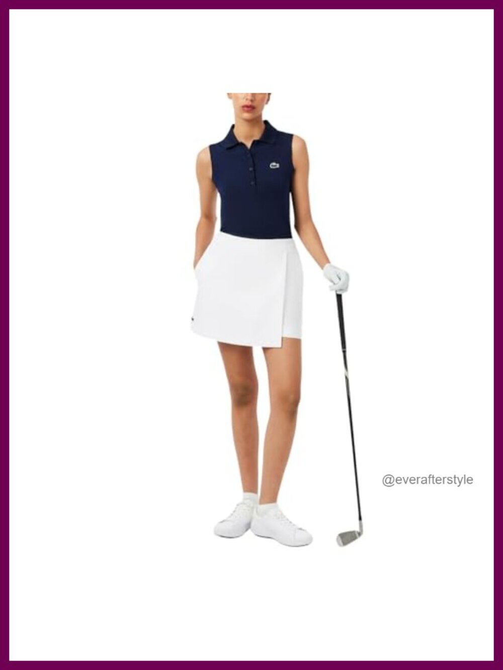 Lacoste Ultra Dry Stretch Golf Skort Athletic Skort with Pockets